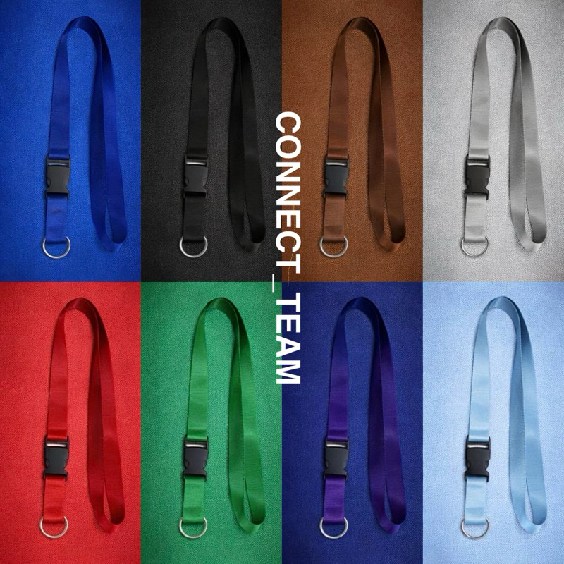 Cordão Porta Crachá e Chaveiro Tirante Liso com Engate Tic Tac | Várias Cores em Oferta na Shopee