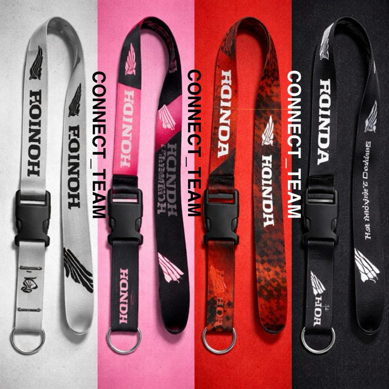 Cordão HONDA Moto Chaveiro Tirante Pescoço Crachá Fecho Tic Tac Engate em Oferta na Shopee