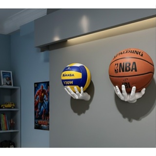 Suporte de Parede para Bolas Esportivas Futebol Vôlei Basquete Organização e Decoração em Oferta na Shopee