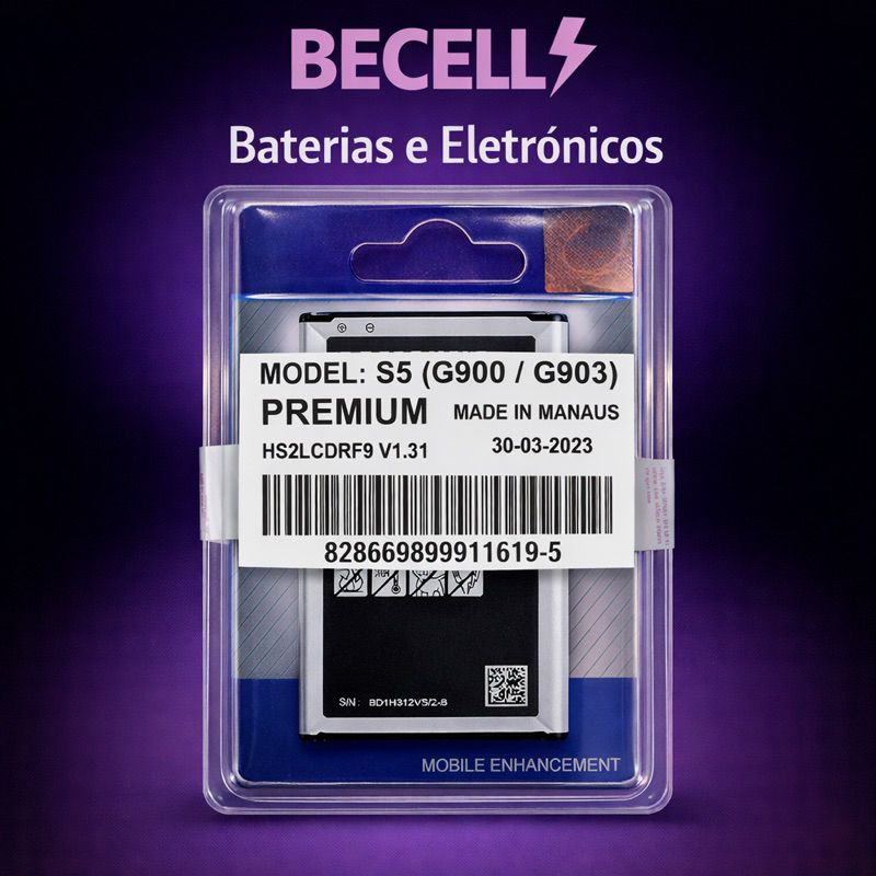 Battria Compatível Com Galaxy S5 New Edition G903 e S5 G900 + NF + Entrega Direta
