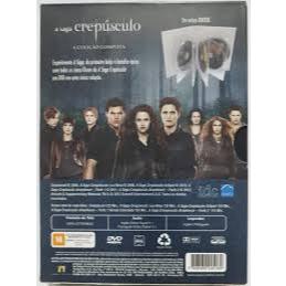 DVD A SAGA CREPUSCULO A COLEÇAO COMPLETA LIMITADA 5 DVDS