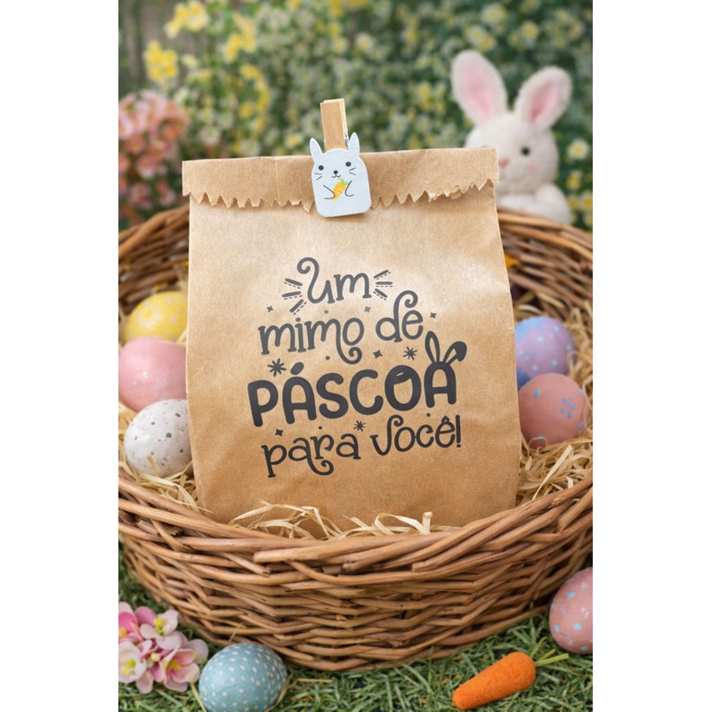 Saquinhos de Papel Pardo para Mimo Tam 10x15 Embalagem de Papel Pardo