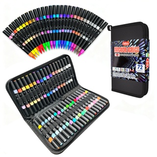 Marcadora Acrílica 120/72/48 Cores Dupla De Ponta Fina à Prova d'água  tinta Canetinhas Coloridas marcador Caneta empate em Oferta na Shopee
