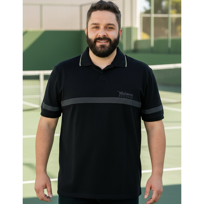 Camisa Polo Masculina Piquet com Gola Polo e Manga Curta Malwee