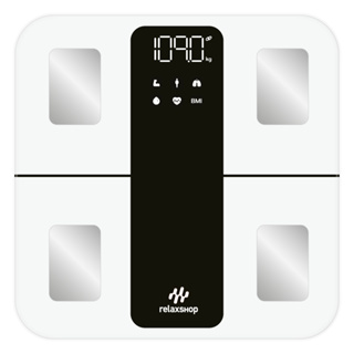 Balança Bioimpedância Smart Relax Digital 25 Análises Corporais 4 Eletrodos Inteligente em Oferta na Shopee