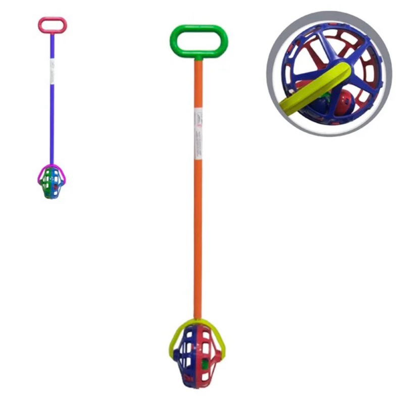 Brinquedo Divertido para Bebê Gira Gira de Empurrar - Coordenação Motora e Segurança