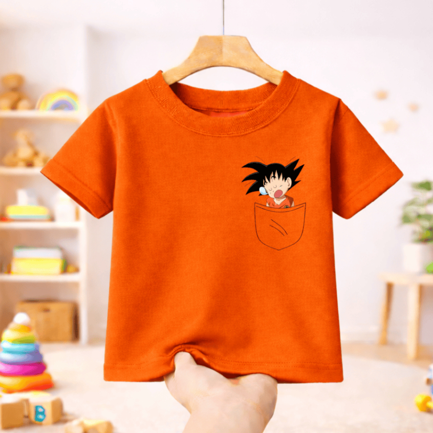 Camiseta para Crianças  - Goku - Camisa Infantil Juvenil -Modelagem Unissex  - Estampa Personalizada Goku - 100% Algodão em Oferta na Shopee