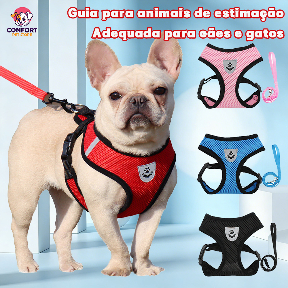 coleira para cachorro/coleira para gato/coleira/Guia Peitoral de Passeio para Cães/coleira para cachorro pequeno