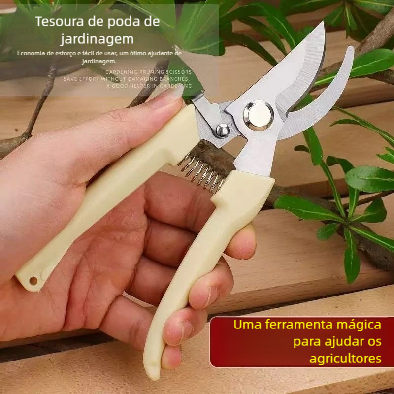 Tesoura de Jardinagem Super Afiada - Para Poda de Ramos e Plantas