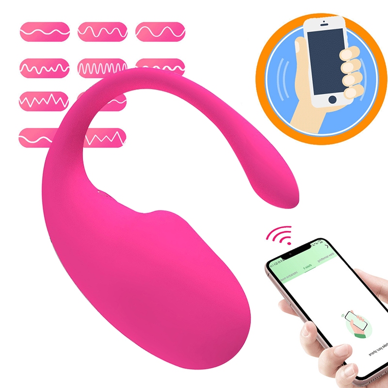 Vibrador Bluetooth Controle no celular a Distância via App-Recarregável via usb em Oferta na Shopee