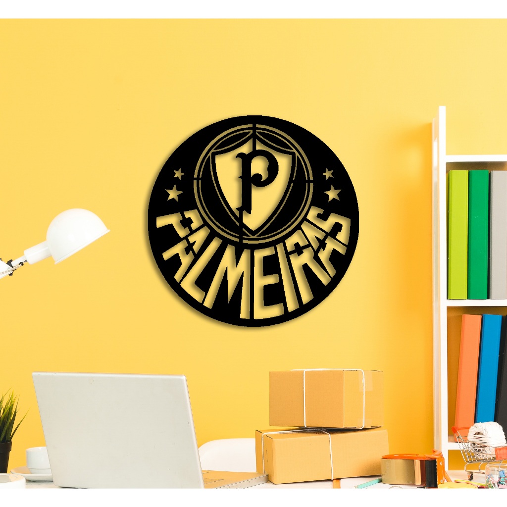 Quadro Vazado PALMEIRAS Decorativo MDF 3mm Corte a Laser | 20cm  | Decoração de Parede Moderna