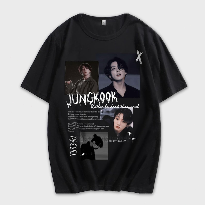 Camiseta Masculina Feminina Premium Algodão Branca Bts Jeon Jungkook Seven Jungkook Kpop em Oferta na Shopee