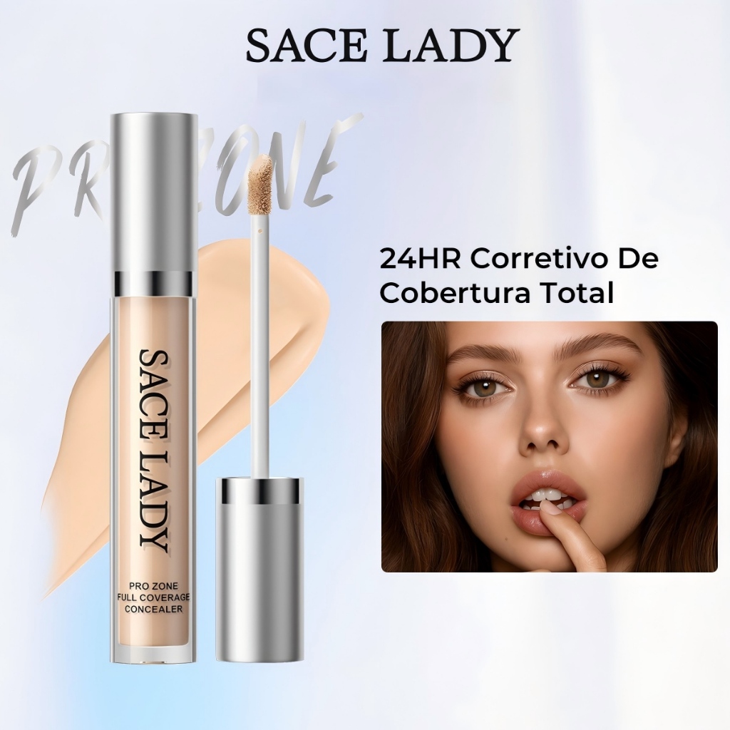 Corretivo Líquido SACE LADY Alta Cobertura Matte e À Prova d'Água Disfarce Perfeito em Oferta na Shopee