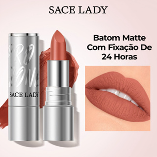 Batom Matte Líquido SACE LADY Duração de 24 Horas & Brilho Intenso Alta Fixação em Oferta na Shopee