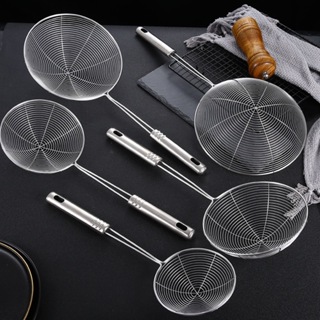 Escumadeira Fritura Inox Resistente para Batata e Pastel – 13x33.5cm | TOP RIO! em Oferta na Shopee