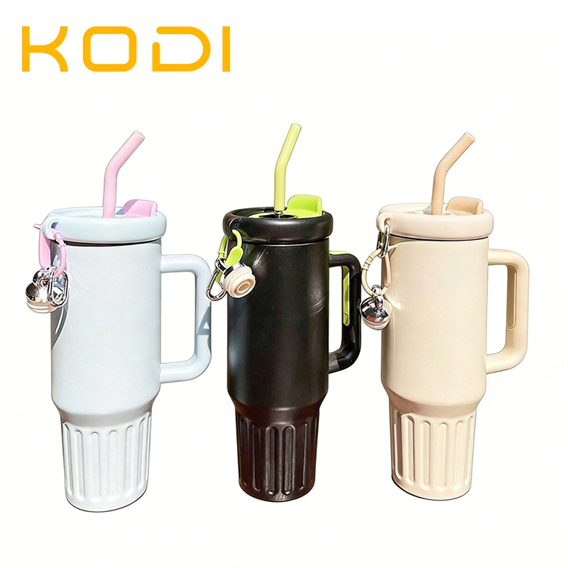 Garrafa Térmica Inoxidável 1200ml Copo com Tampa 2 em 1 e Canudo Inox Portátil -O5 em Oferta na Shopee