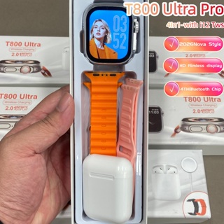 2026 T800 Ultra 3 MAX Mais Recente Smartwatch Relógio Inteligente Série IWO 10 2.19Polegadas/com i12 TWS em Oferta na Shopee