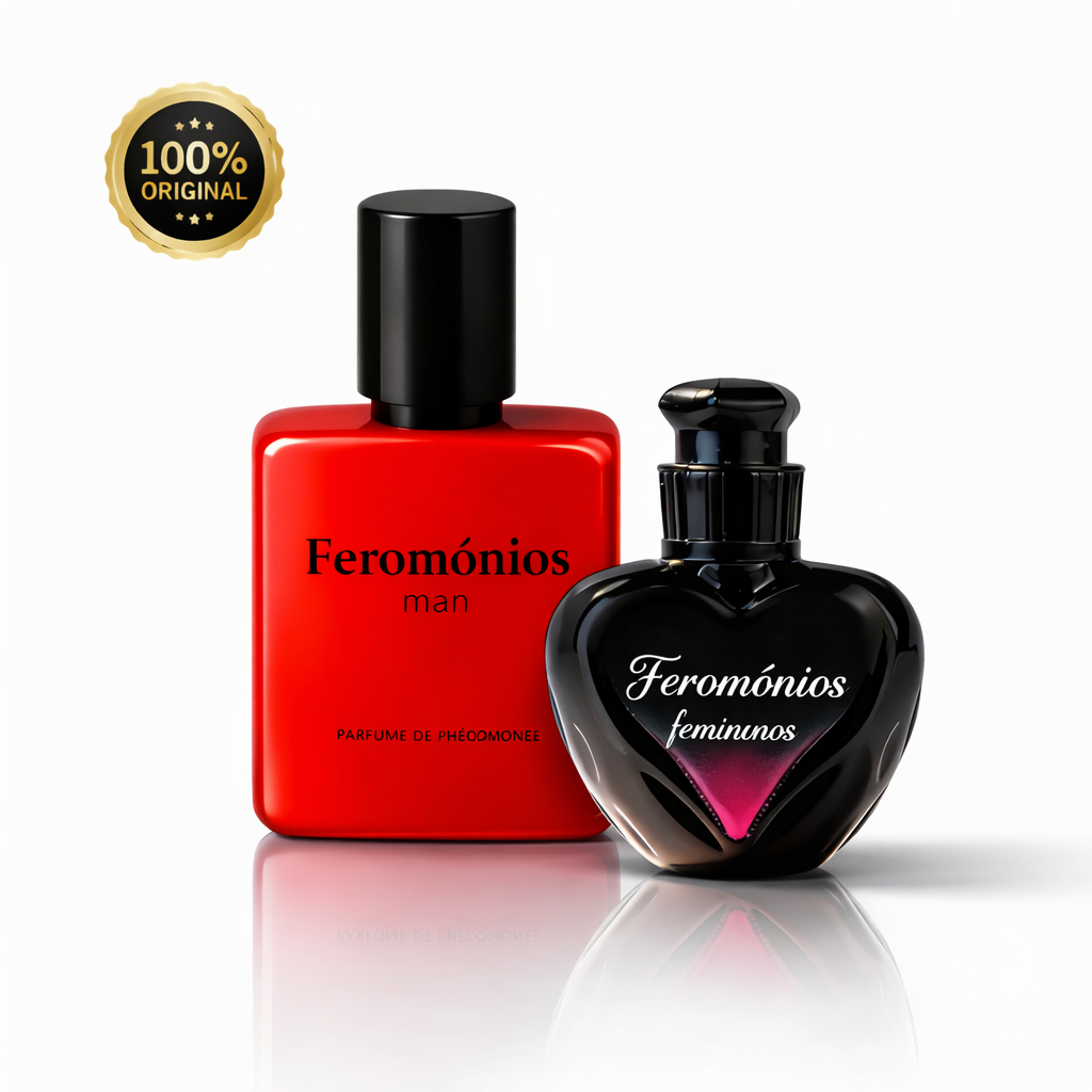 Perfume com feromônios，Aumentar a atratividade（Perfume masculino 25ml ＋Perfume feminino 15ml)