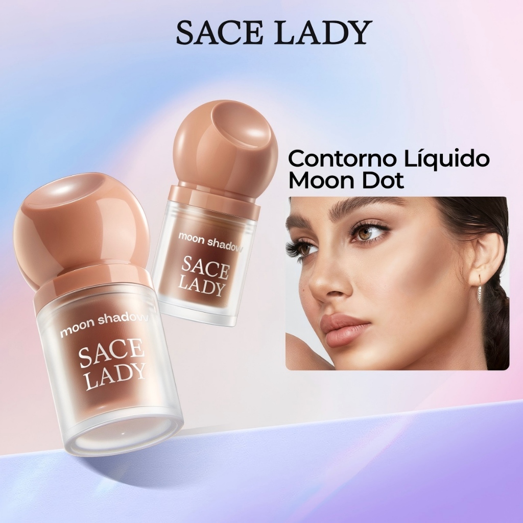 Contorno Líquido SACE LADY Bronzer Contour Definição Profissional do Rosto Alta Pigmentação em Oferta na Shopee