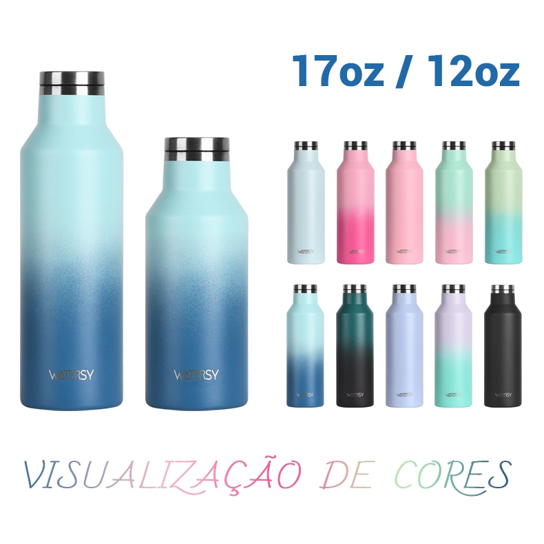 WATERSY Garrafa Térmica 350ml 500ml garrafa espacial Quente & Térmico De Grande Capacidade