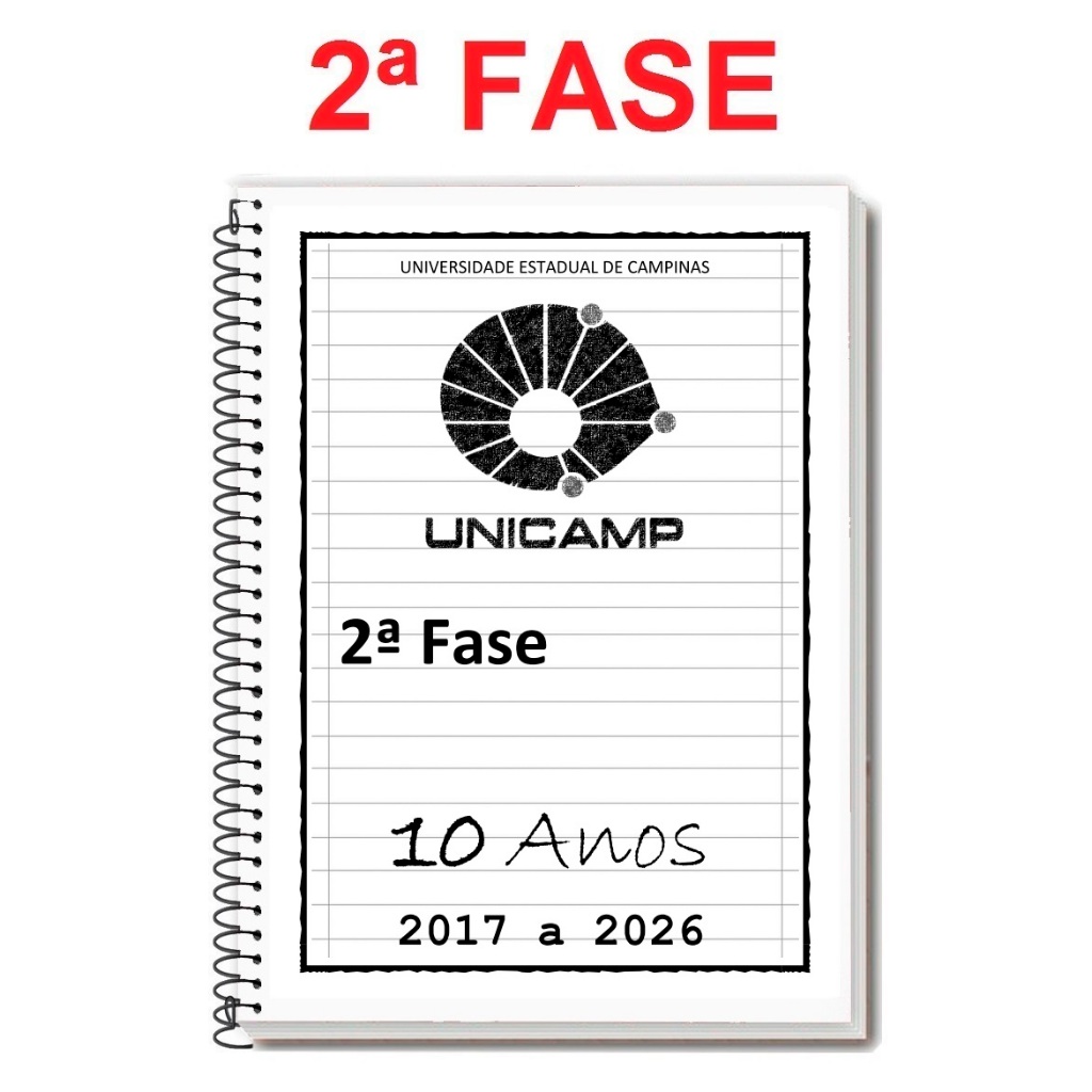 UNICAMP - 2ª FASE 2026/2027 - Caderno de Provas + Respostas + Folhas de Redação