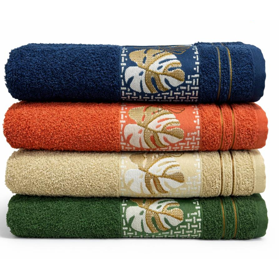 Kit 4 Toalha Banho Macias Grossa Botanic 100%Algodao Luxo Premium Absorvente