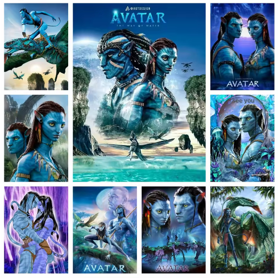Kit 10 Quadros Decorativo Avatar Filme Decoração Animação em Oferta na Shopee
