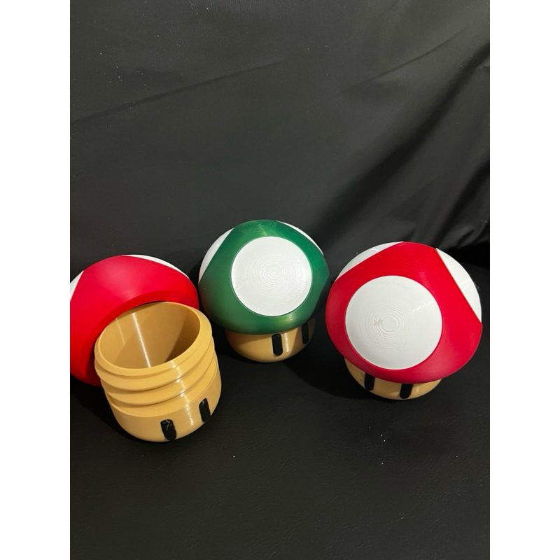 🍄 Caixinha Porta-Objetos Cogumelo – Impressão 3D em PLA 🍄