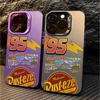 Anti-impacto silicone Capinha capa Fosco Coberto McQueen para IPhone XR 11 12 13 14 15 16 17 PRO MAX 14 15 16 PLUS em Oferta na Shopee