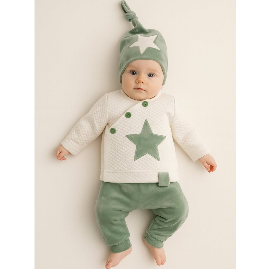Conjunto Bebê Menino Estrelinha