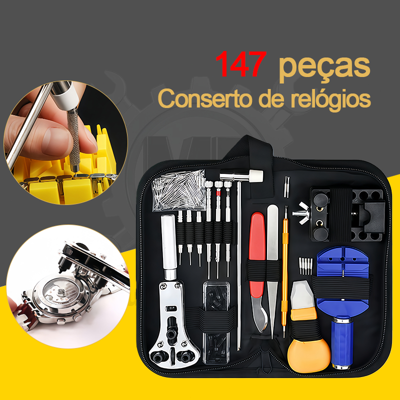 Kit 147 Pcs De Ferramentas Relojoeiro Ferramenta Ajuste pequeno Tirar Pinos E Gomos De Pulseira De Relógio em Oferta na Shopee
