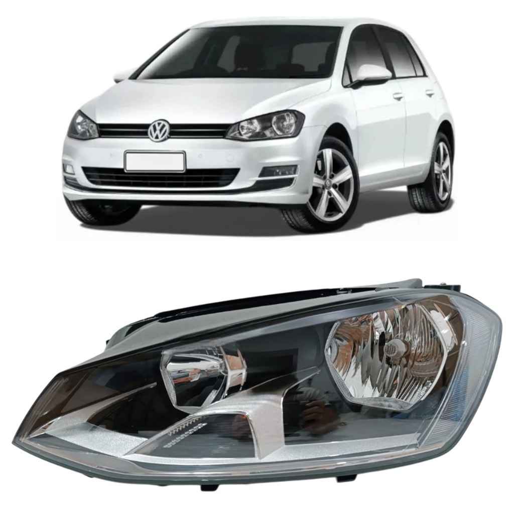 FAROL DIANTEIRO GOLF MK7 2014 2015 2016 2017 LADO ESQUERDO MOTORISTA 5GM941005A