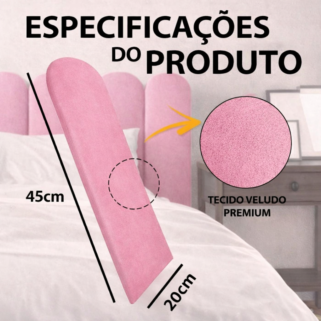 Kit Com Até 20 Cabeceiras de Cama Box Modelo Nuvem - Solteiro Casal Queen King  - Envio Imediato em Oferta na Shopee