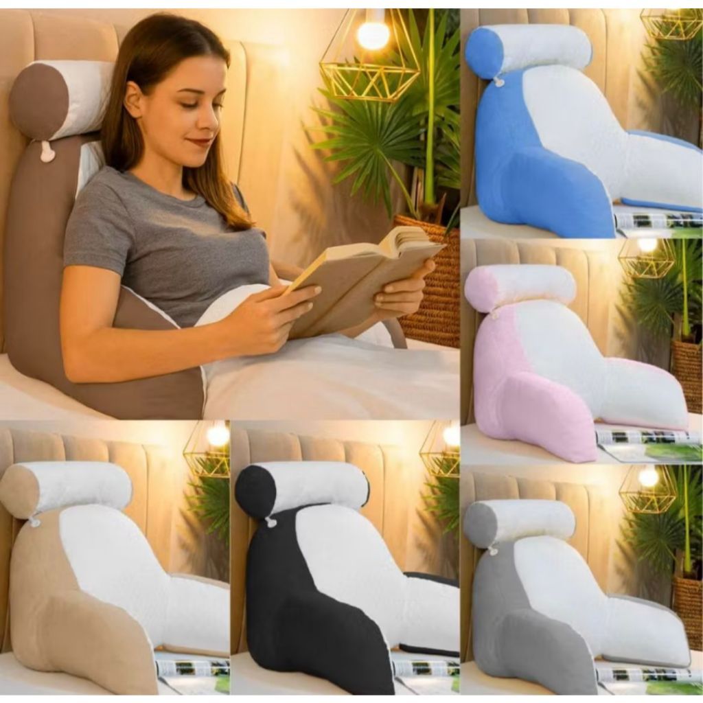 ￼Almofada Ergonômica Multiuso Suporte Apoio Lombar Versátil
