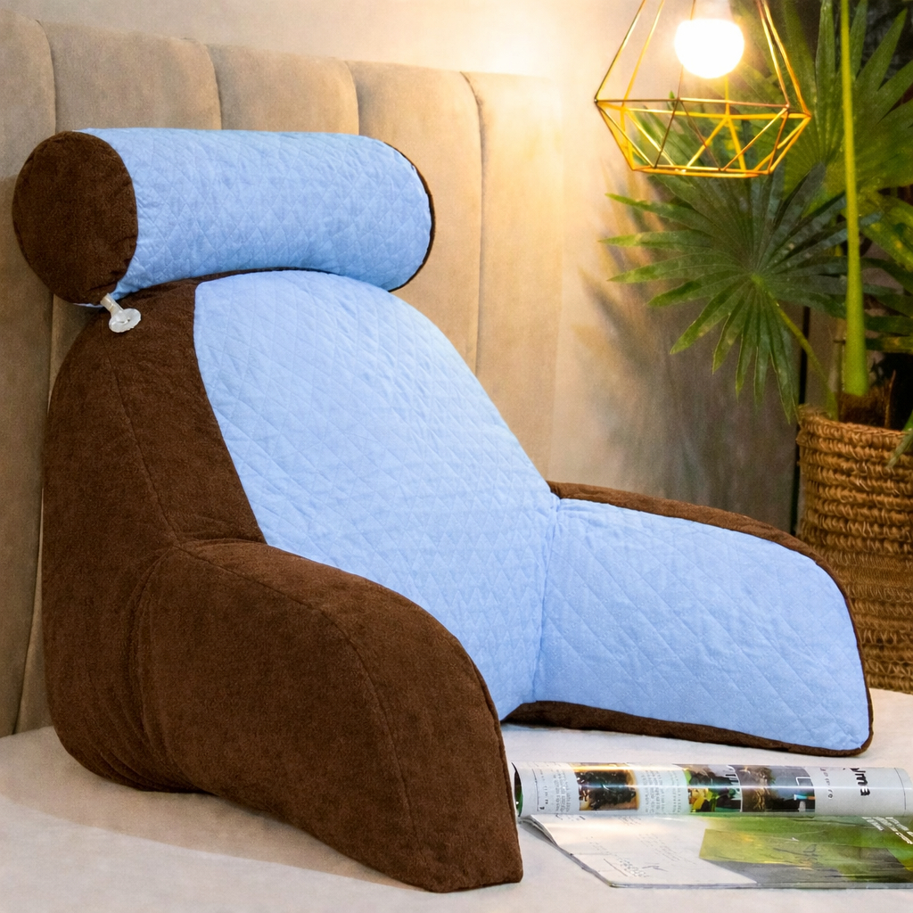 ￼Almofada Ergonômica Multiuso Suporte Apoio Lombar Versátil