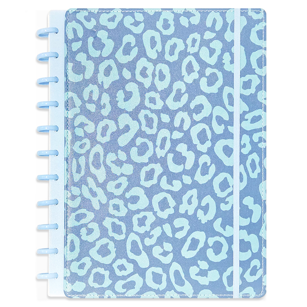 Caderno de 8/10/11 Discos A5/B5/A4 80 Folhas Reposicionáveis Capa Dura De Couro Glitter Vários Modelos em Oferta na Shopee