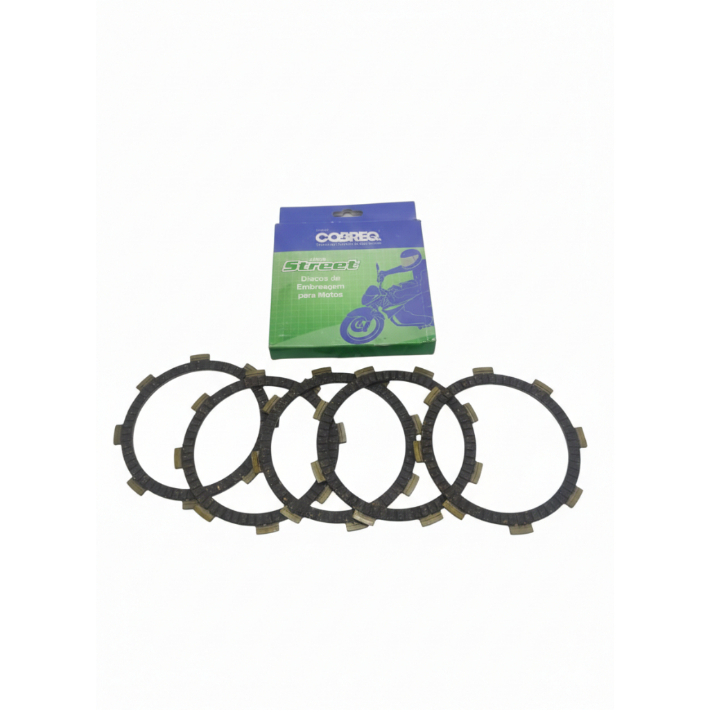 DISCO DE EMBREAGEM COBREQ ( 0013-DE ) PARA YAMAHA CRYPTON 105 1998 A 2005
