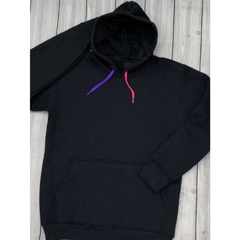 Moletom ATL Cordão Roxo e Rosa Lançamento Casaco Para Frio Com Cordões Coloridos Streetwear Unissex