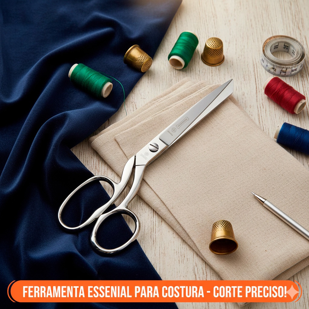 Tesoura de Costura CR3470-8 Pro Steel 8" Mundial em Oferta na Shopee