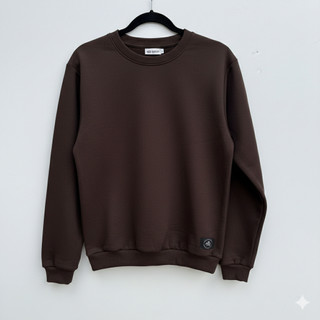 Blusa de Frio Feminino  Casaco Flanelado Blusa moletom de Frio gola o Algodão Liso Bordado sueter feminino