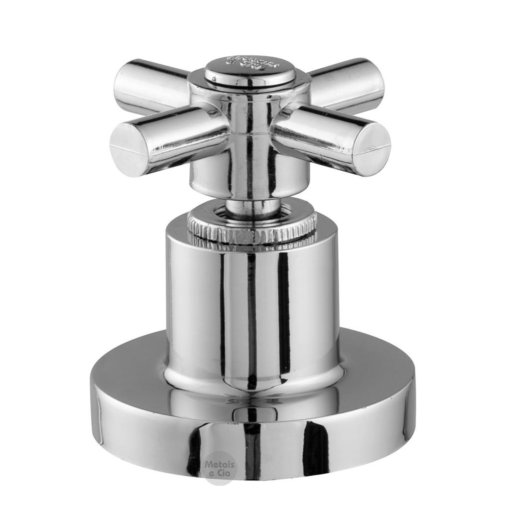 Acabamento Registro Cruzeta Cromado 1/2' a 3/4' e 1  Padrão Deca em Oferta na Shopee