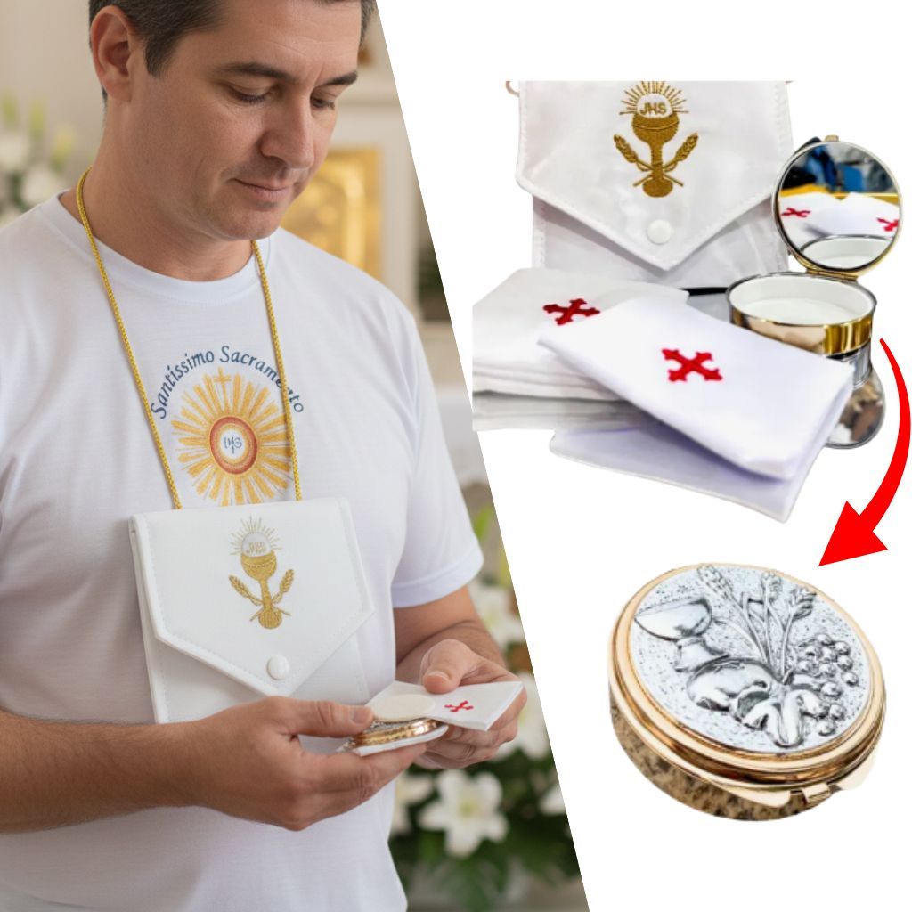 Kit Bolsa Viático+ Teca Gold em Oferta na Shopee