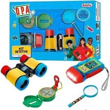 Kit DPA Acessórios Detetive Do Prédio Azul Com Luz E Adesivo - ROSITA