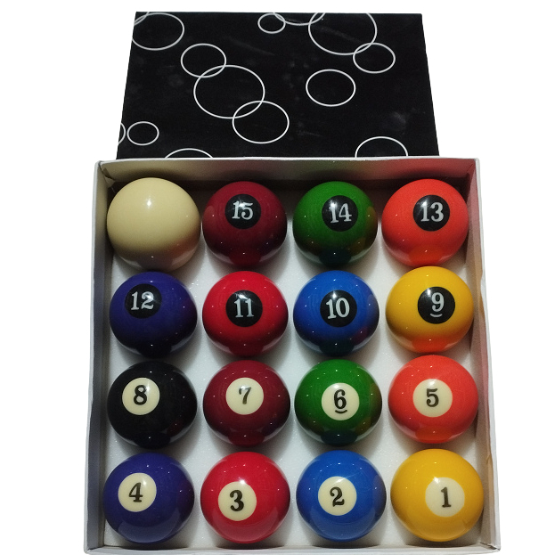 Jogo de bola sinuca e bilhar 54mm importado sem faixa Sinuca / Bilhar