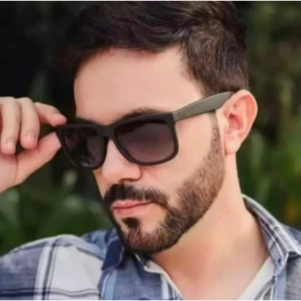 Óculos de Sol Masculino Alta Qualidade Quadrado hw.presentes Acetato Oculos Para Praia Diversas Cores UV400 Tendencias em Oferta na Shopee