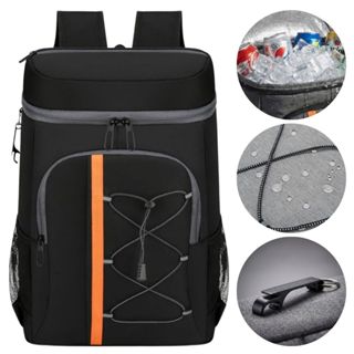 Mochila Bolsa Térmica Cooler Capacidade 30 Litros Impermeável Bebidas Comidas Viagem Acampamento em Oferta na Shopee