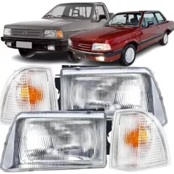 Par Farol + Pisca Cristal Pampa Del Rey 1985 1986 1987 1988 1989 1990 até 1997