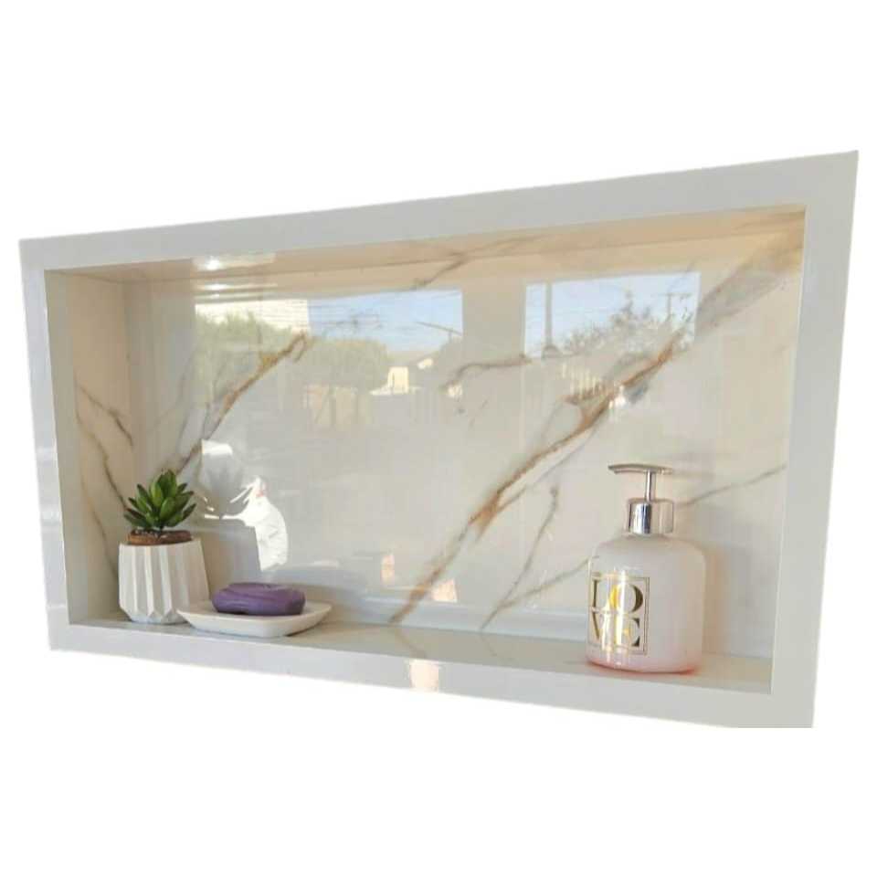 Nicho Porcelanato 60x30 cm para Banheiro Embutir na Parede Lavabo Porta Shampoo ENVIO IMEDIATO em Oferta na Shopee