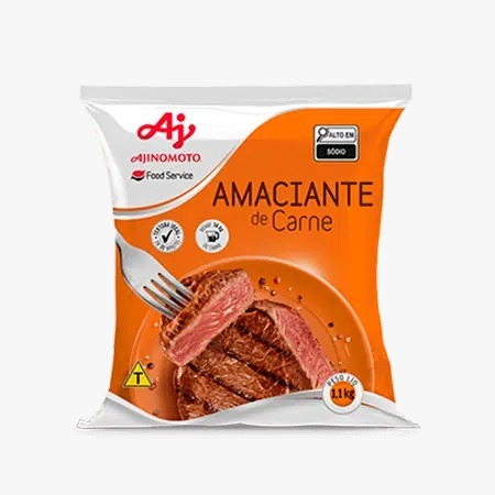 Amaciante de Carne Ajinomoto 1.100KG ( Temperado)