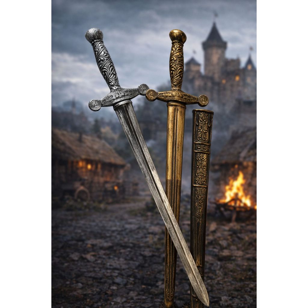 Espada Medieval 66cm Gladiador Brinquedo Plástico Cosplay em Oferta na Shopee